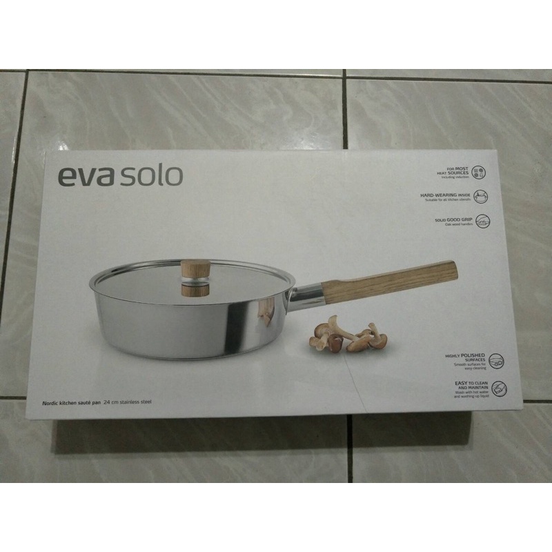 ｛姆克媽咪｝丹麥Eva Solo 不鏽鋼平底鍋附蓋 24cm