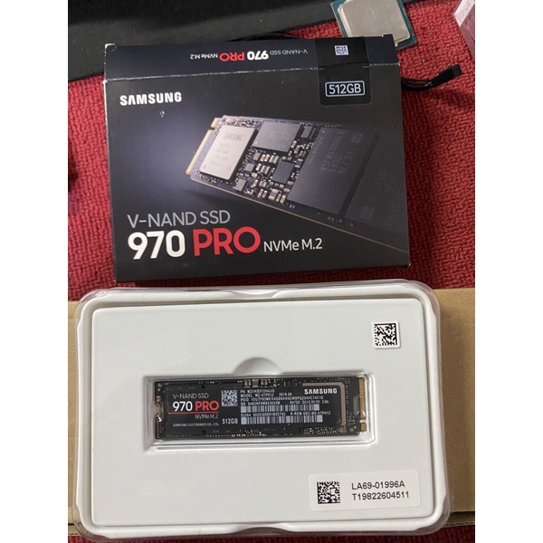 三星 SSD M.2 PRO 970 512GB 二手良品 少用