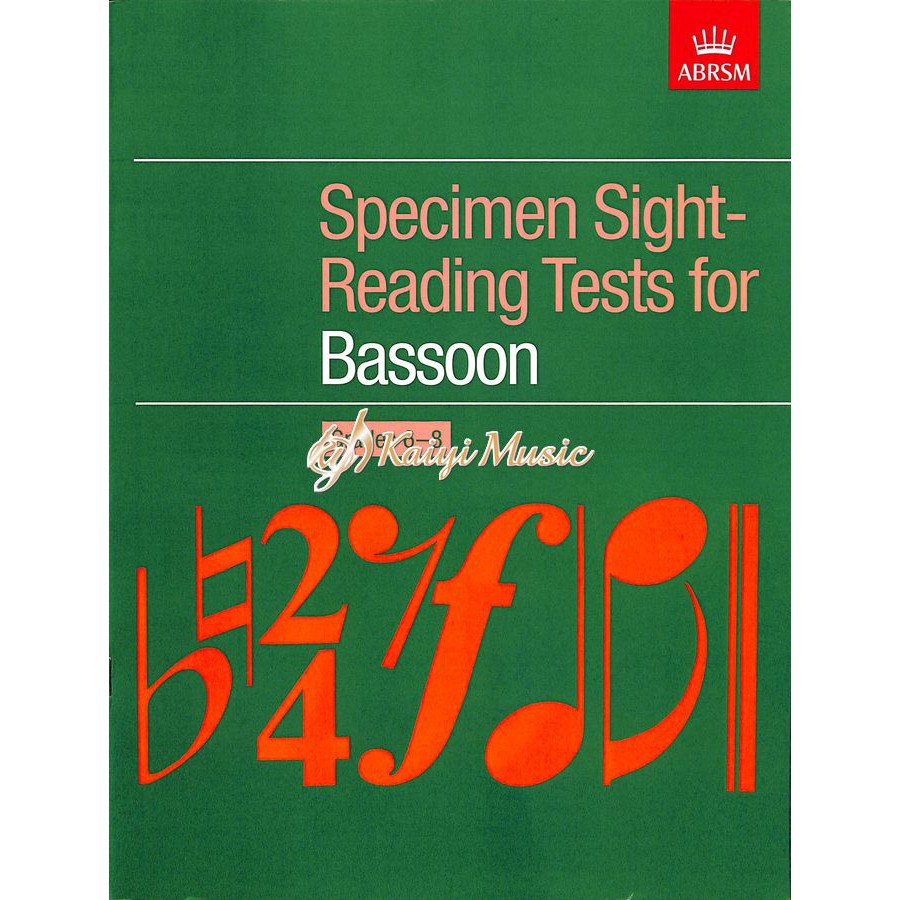 【Kaiyi Music】ABRSM Specimen sightreading tests for bassoon grades 68