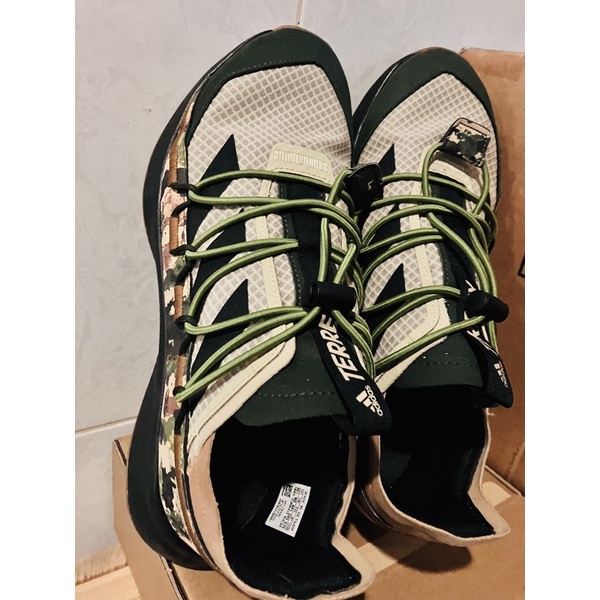 （降價隨意買）adidas 登山鞋 TERREX VOYAGER 21 FW9407 規格：綠 UK10-28.5CM