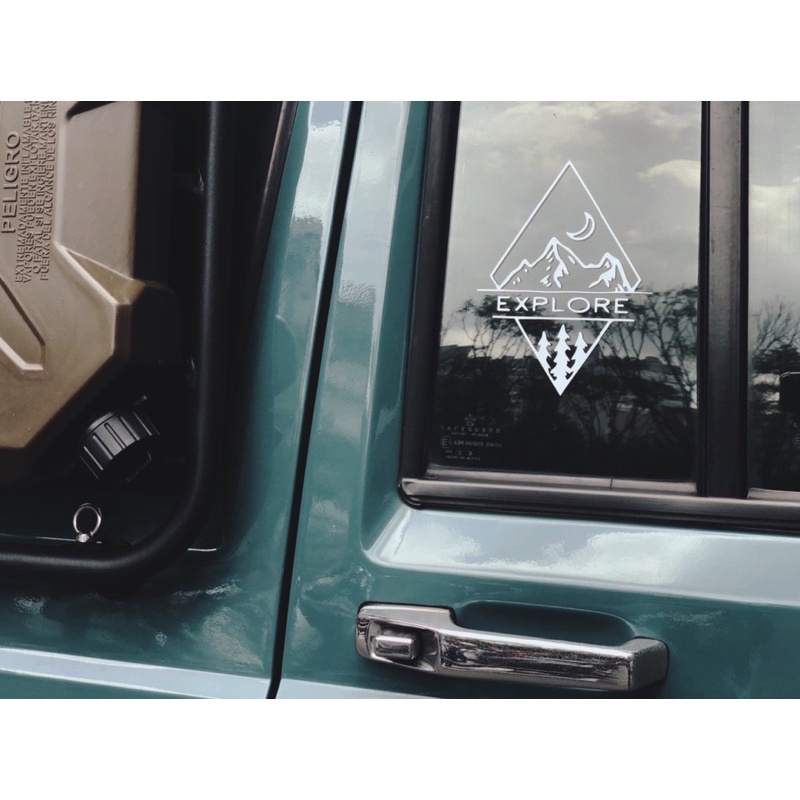 【 LesOutdoor 】獨家款探索野外 車貼 / 不撞款 保持初心/ 露營 野營 CRV KUGA CX5 RAV4