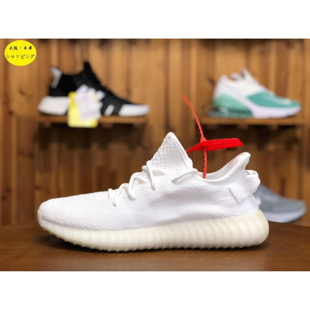 日本代購adidas Yeezy Boost 350 V2 白色全白椰子肯爺頂級原單完美cp9366 蝦皮購物