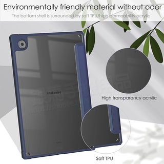 色框透明殼保護套- 三星 Samsung Galaxy Tab A8 10.5吋 SM-X200/X205 平板側掀皮套