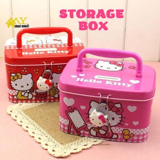 Hello Kitty 鐵藝收納盒 Hello Kitty 存錢罐 Melody Save Money Box 兒童存錢