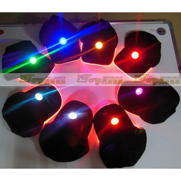[愛團購 iTogo] LED光纖發光帽LED光纖鴨舌帽LED光纖運動帽顏色隨機出貨290元(選色320元) 量大可議價