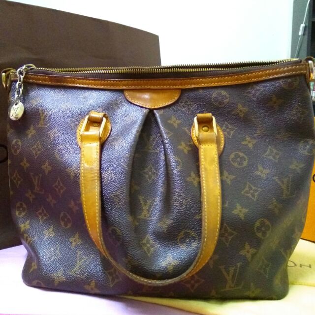 LV Louis Vuitton 真品手提包 monogram Palermo PM M40145
MD0042