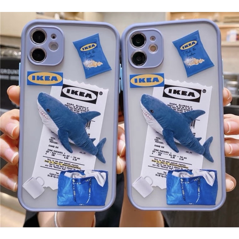 IKEA鯊魚透明iPhone手機殼12/11 pro max