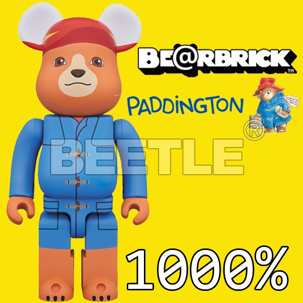 BEETLE BE@RBRICK BEARBRICK PADDINGTON 柏靈頓熊 庫柏力克熊 1000%
