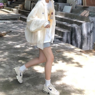 防曬衣女夏季新款防紫外線開衫透氣防曬服寬鬆可外穿薄款