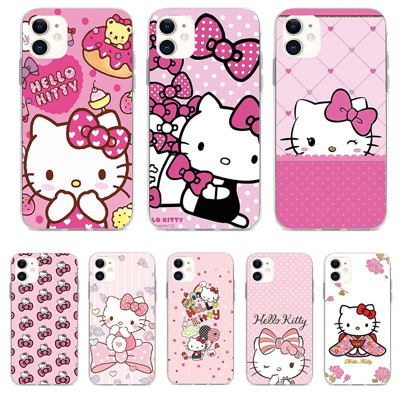 Hello Kitty1 iPhone X 6s 7 8 Plus 5s SE 軟矽膠手機殼