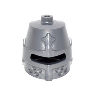 【瘋豬】LEGO樂高 頭盔 平光銀 89520 (Helmet)(城堡 徵兵 騎士 帽子)