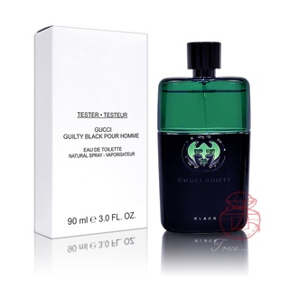 GUCCI GUILTY BLACK 罪愛夜男性淡香水 TESTER 90ML 環保包裝【岡山真愛香水化妝品批發館】