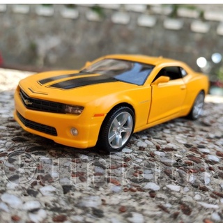 雪佛蘭 大黃蜂 CHEVROLET CAMARO 消光黃 變型金剛 五吋模型車 美式肌肉跑車 1:37
