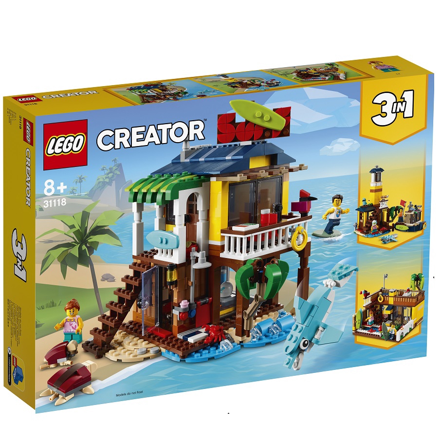 LEGO 31118 創意系列 衝浪手海灘小屋【必買站】樂高盒組