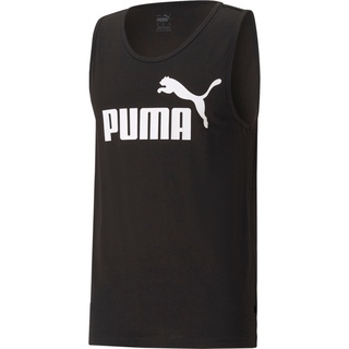 PUMA NO.1 LOGO 男生款 上衣 58667001 無袖 彪碼 背心 運動 休閒 大LOGO 棉 歐規 黑