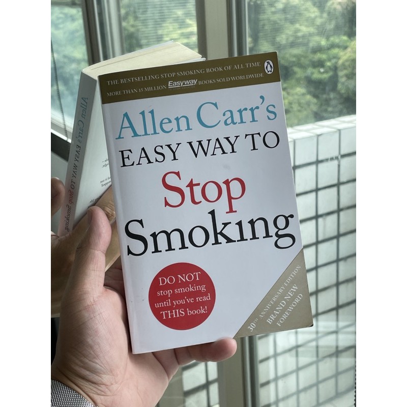 Allen Carr S Easy Way To Stop Smoking 1000萬人都說有效的輕鬆戒菸法英文版 蝦皮購物