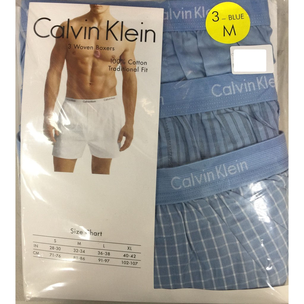 Calvin Klein 男內褲3入-M(32-34)