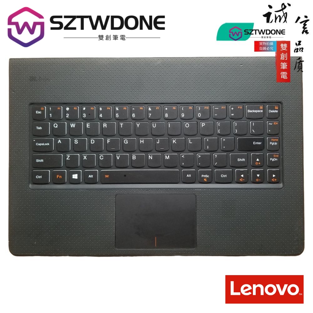 適用於聯想/Lenovo Yoga3 Pro 1370 C殼 掌托外殼 帶觸摸板+鍵盤C殼 帶觸摸板+鍵盤 拆機有點掉皮