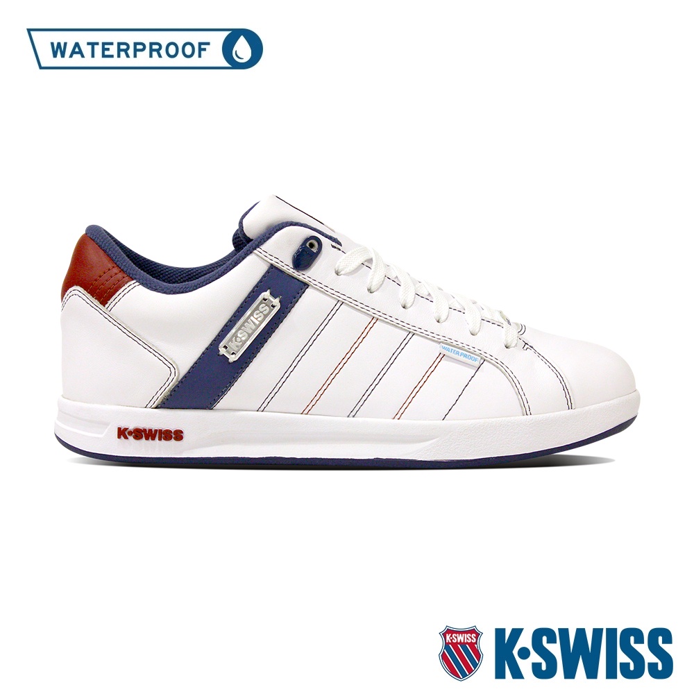 K-SWISS Lundahl Lth WP防水運動鞋-男-白/藍/酒紅