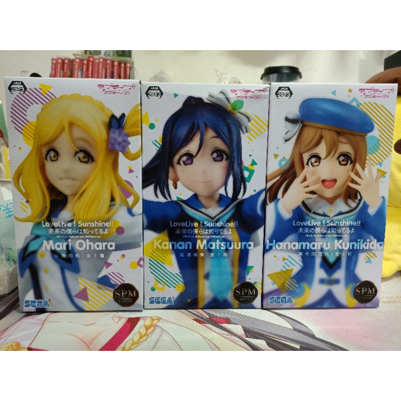 日版 全新 LoveLive! Sunshine！！ 松浦果南 國木田花丸 黑澤黛雅 景品 公仔