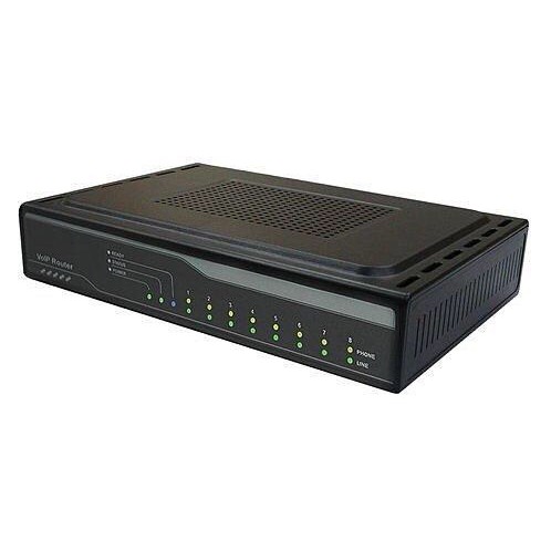 二手全穎G300S網路電話閘道器 8線VOIP Gateway 異地備援遠距辦公超前部屬 8埠網路電話設備