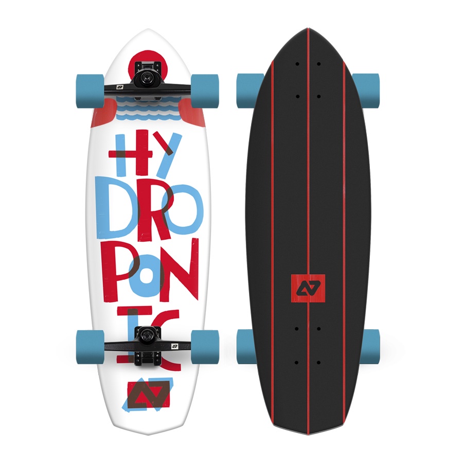【Hydroponic】DIAMOND 衝浪滑板 (Tipe White 整組) - LTS 現貨