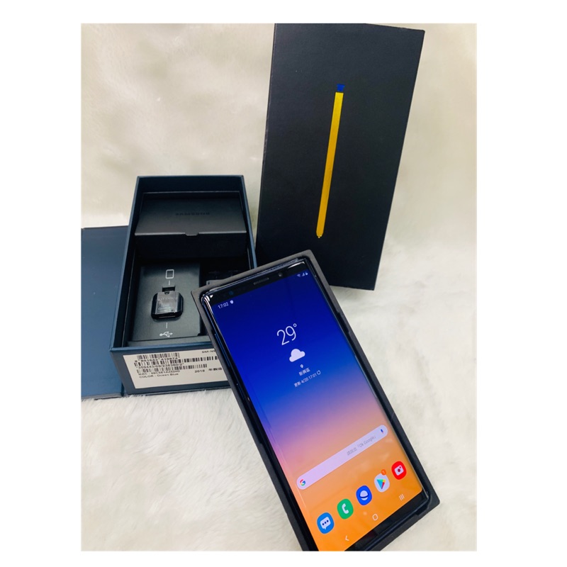 三星note9藍極新九成新以上✨配件齊全✨高雄有店面購買請放心