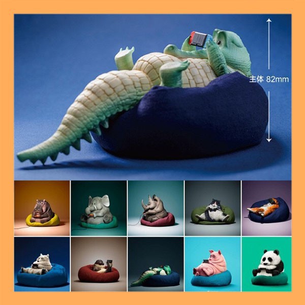 [現貨販售] 懶骨頭動物 北京藝術家 guodong zhao X 末那末匠 低頭族公仔 懶東西 全11種