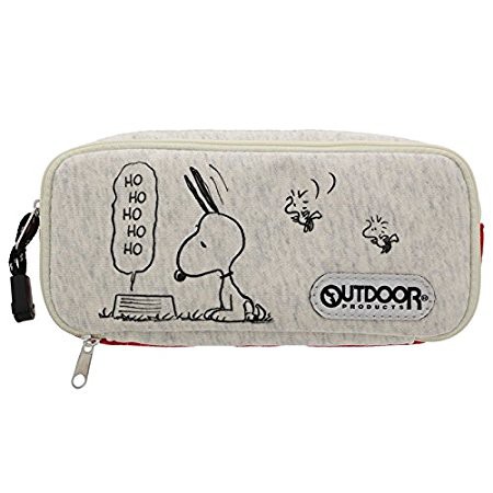 ♡松鼠日貨♡日本帶回 outdoor 正版 snoopy 史努比 筆袋 收納袋 收納包 置物包 化妝包