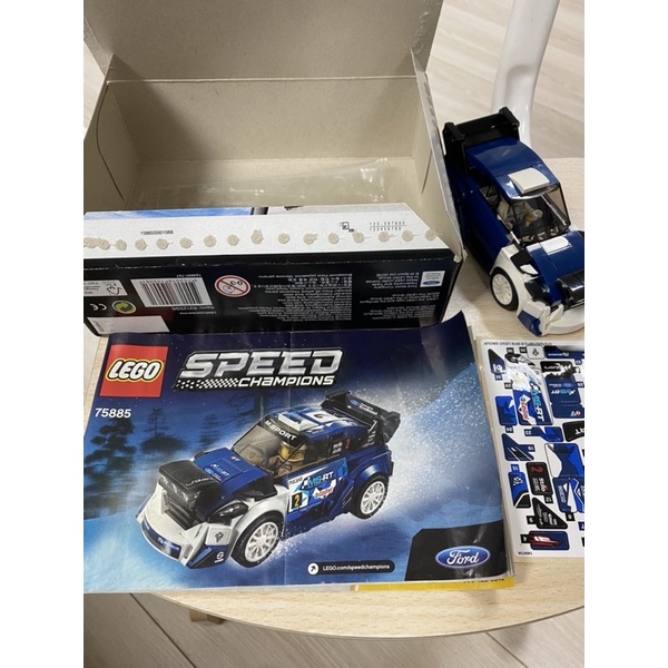 二手 LEGO 樂高 Speed Champions 75885 Ford 福特 Fiesta M-Sport WRC