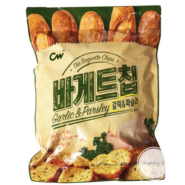 現貨 促銷 韓國 CW 大蒜麵包 400g 大蒜 麵包 餅乾 蒜味餅乾 吐司
