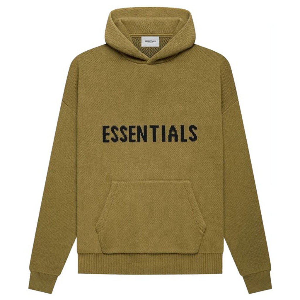 [FLOMMARKET] FOG Essentials 21FW Knit hoodie Amber 針織帽T