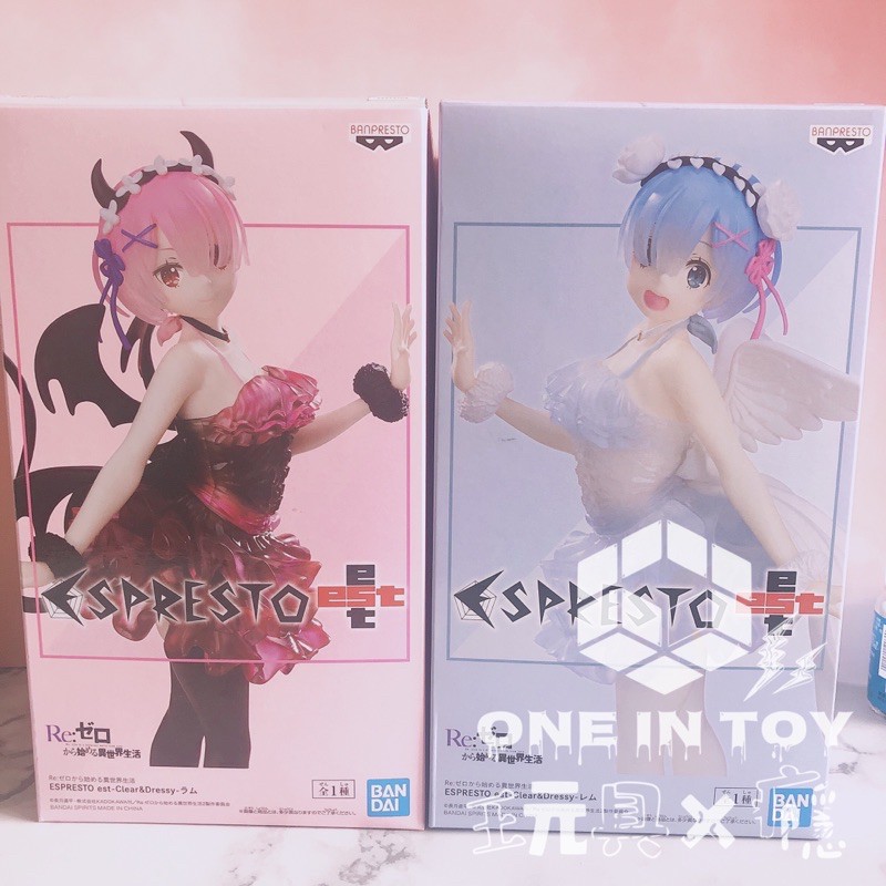 🌸現貨全新🌸『玩具X癮』新品 正版 從零開始 RE:0 雷姆 拉姆 天使&amp;惡魔 景品 全新未拆 收藏 公仔 玩具