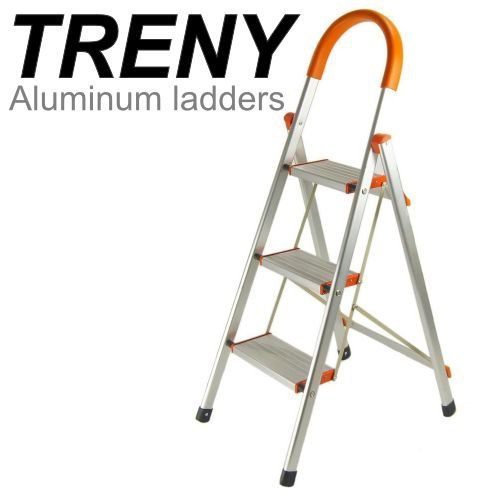 TRENY-4632 加寬鋁製三階扶手梯 踏高73公分 荷重120公斤 工作梯 梯子 鋁梯 修繕必備 居家必備
