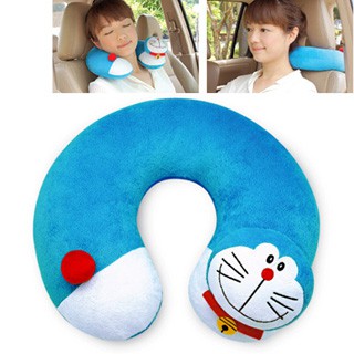 哆啦A夢 小叮噹 兩用Ｕ型護頸枕 可愛護頸枕 絨毛 (台灣製) 原價1280元