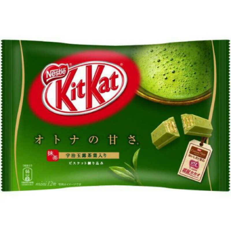 #潮夯 KitKat日本抹茶巧克力～