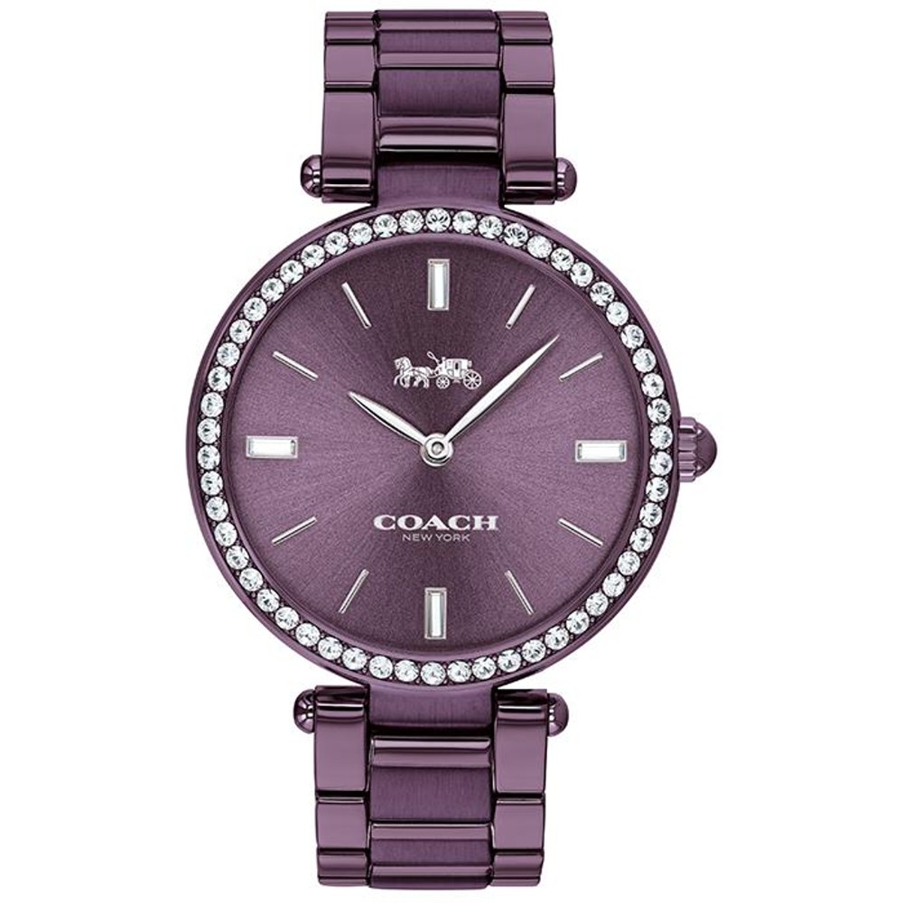 COACH 經典優雅迷人紫色腕錶34mm(14503422)