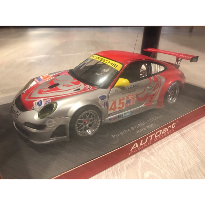 絕版 Autoart Porsche 911（997）利曼GT3 RSR