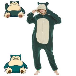 BH8 【現貨】動漫口袋妖怪Kigurumi Snorlax Cosplay睡衣連體褲成人睡衣連體衣HB8