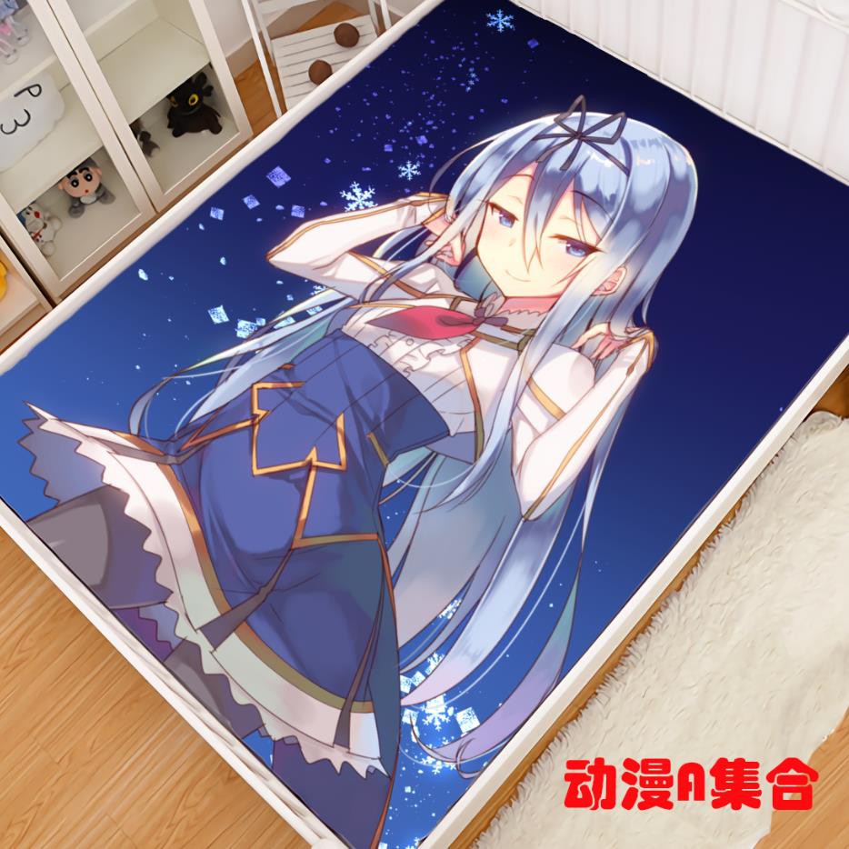 8 24 最弱無敗神裝機龍巴哈姆特庫露露席法恩芙爾克cos床單毛毯被套 蝦皮購物