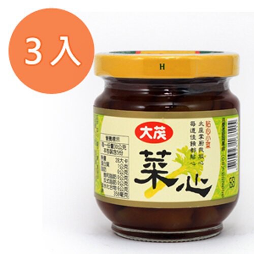 大茂 菜心 玻璃罐 170g (3入)/組【康鄰超市】