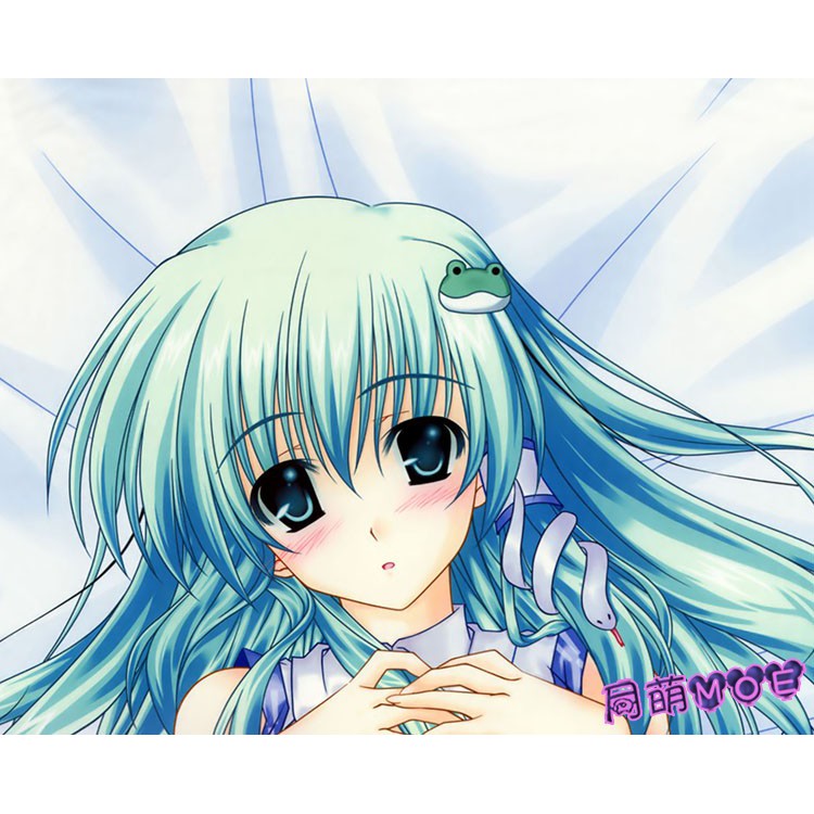 動漫党次元天堂t 東方project Touhou 東風谷早苗葵比呂動漫等身抱枕2wt抱枕套 蝦皮購物