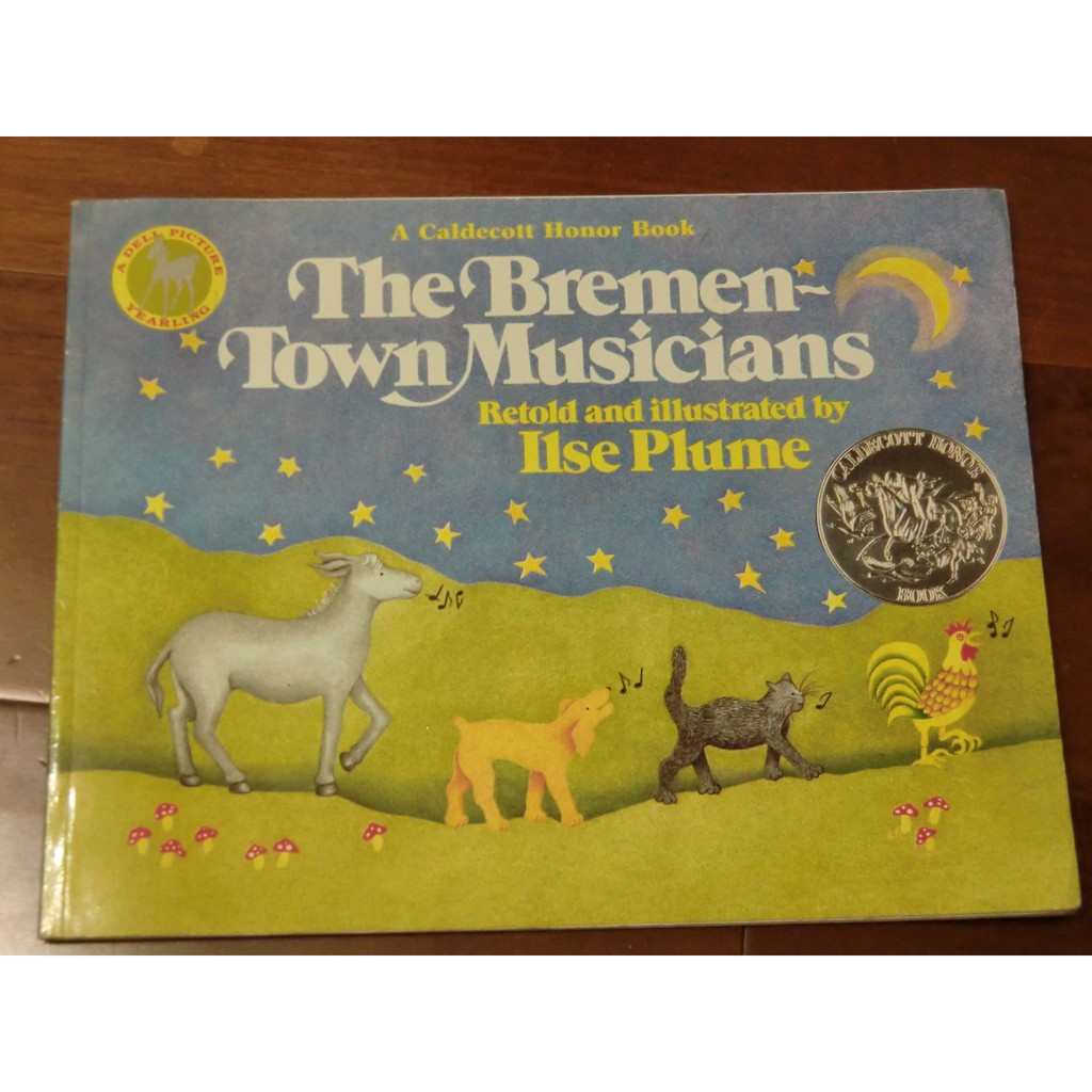 英文繪本~傳統童話經典寓言《The Bremen-Town Musicians 布萊梅的音樂家》*凱迪克銀牌獎*