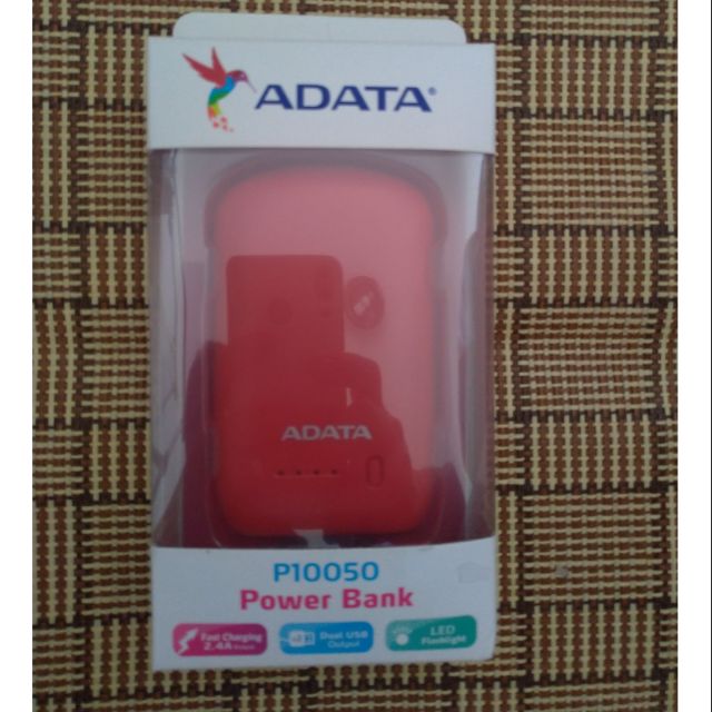 ADATA P10050 Power Bank 行動電源 紅色 僅拆封 近全新