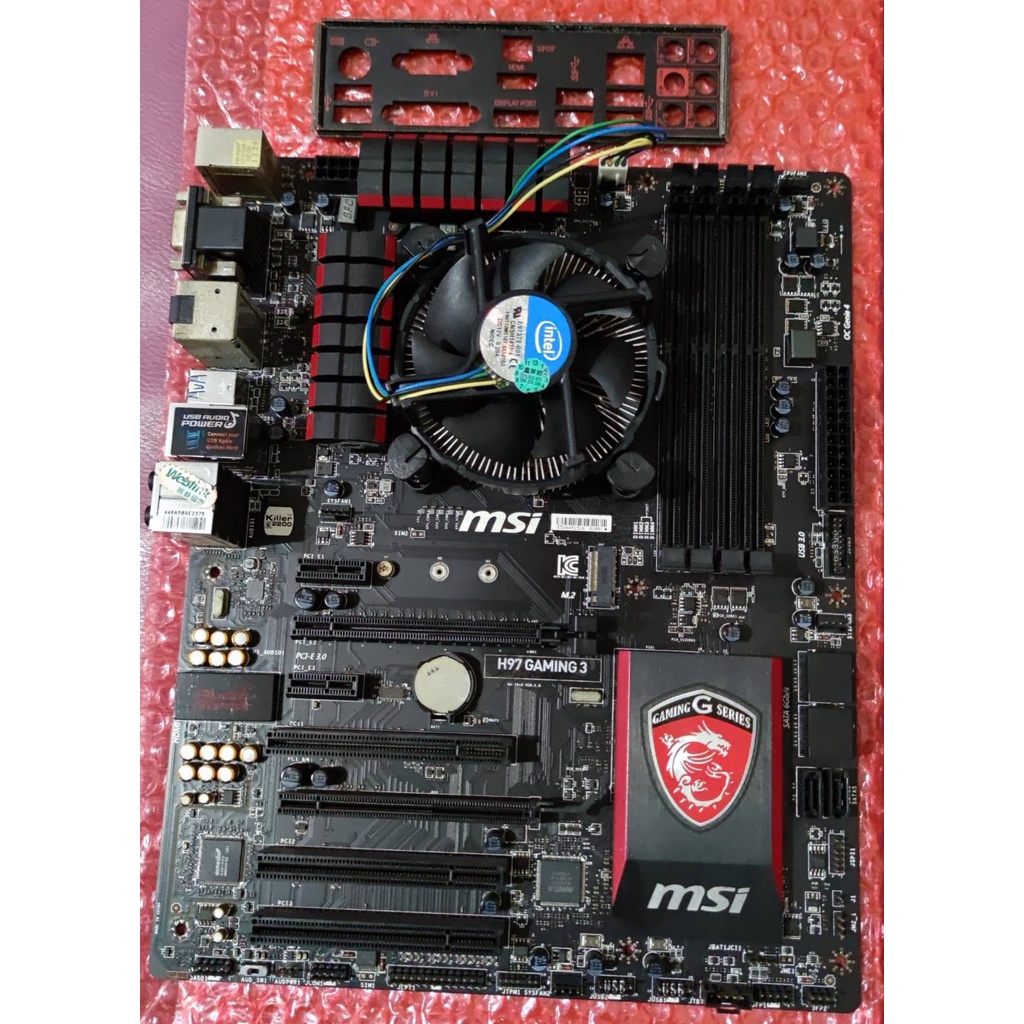 二手Intel Core I5-4570處理器+二手微星MSI H97 gaming 3主機板(LGA1150腳位)