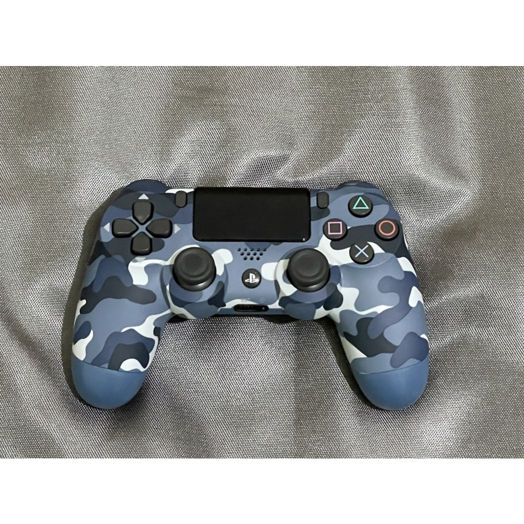 [9成5新]原廠 PS4 手把 DUALSHOCK 4 新款 無線控制器 迷彩藍 無盒