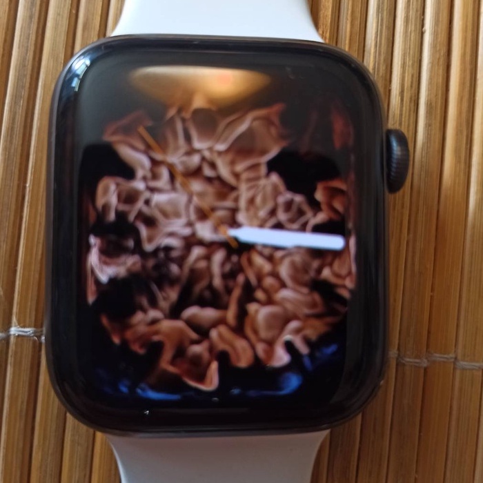 Apple Watch Series 5 44mm LTE版 黑色金鋁金屬電池健康度96％螢幕異常跳動瑕疵智慧手錶 二手