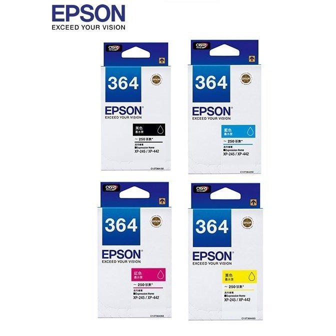 [超級碳粉]含稅 原廠 EPSON T364 364 全新原廠墨水匣  T3641 T3642 T3643 T3644