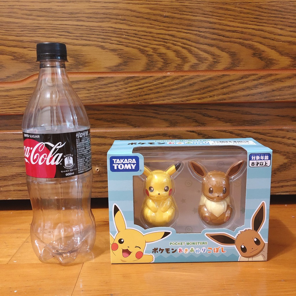 [日本正版景品] 伊布+皮卡丘 不倒翁 神奇寶貝 寶可夢 日版 盒玩 模型 玩具