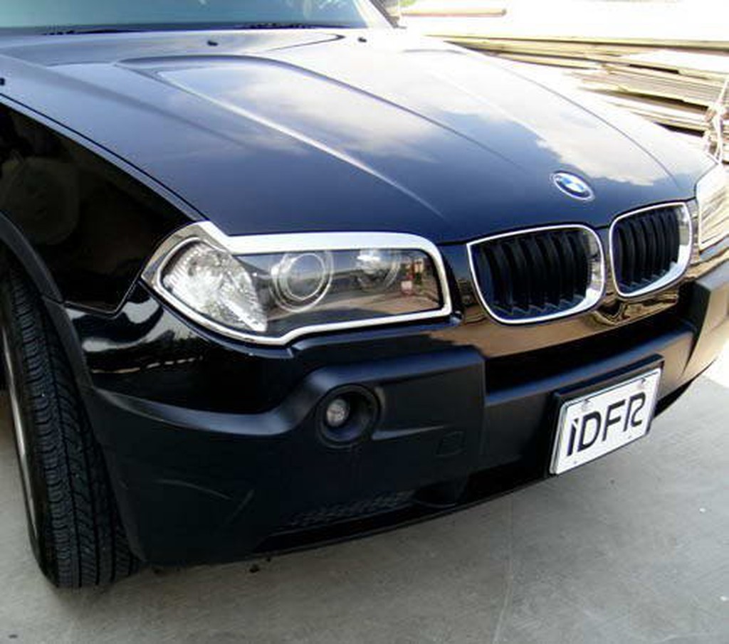 《※金螃蟹※》寶馬 BMW X3 2003~2010年 系列 鍍鉻 大燈框